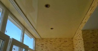 Натяжной потолок на балкон Усть-Лабинск, цена 6128 руб.